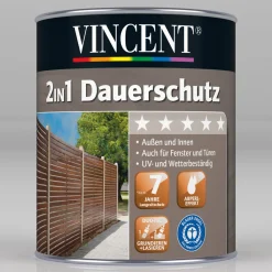 Outlet Vincent 2in1 Dauerschutz Weiß L
