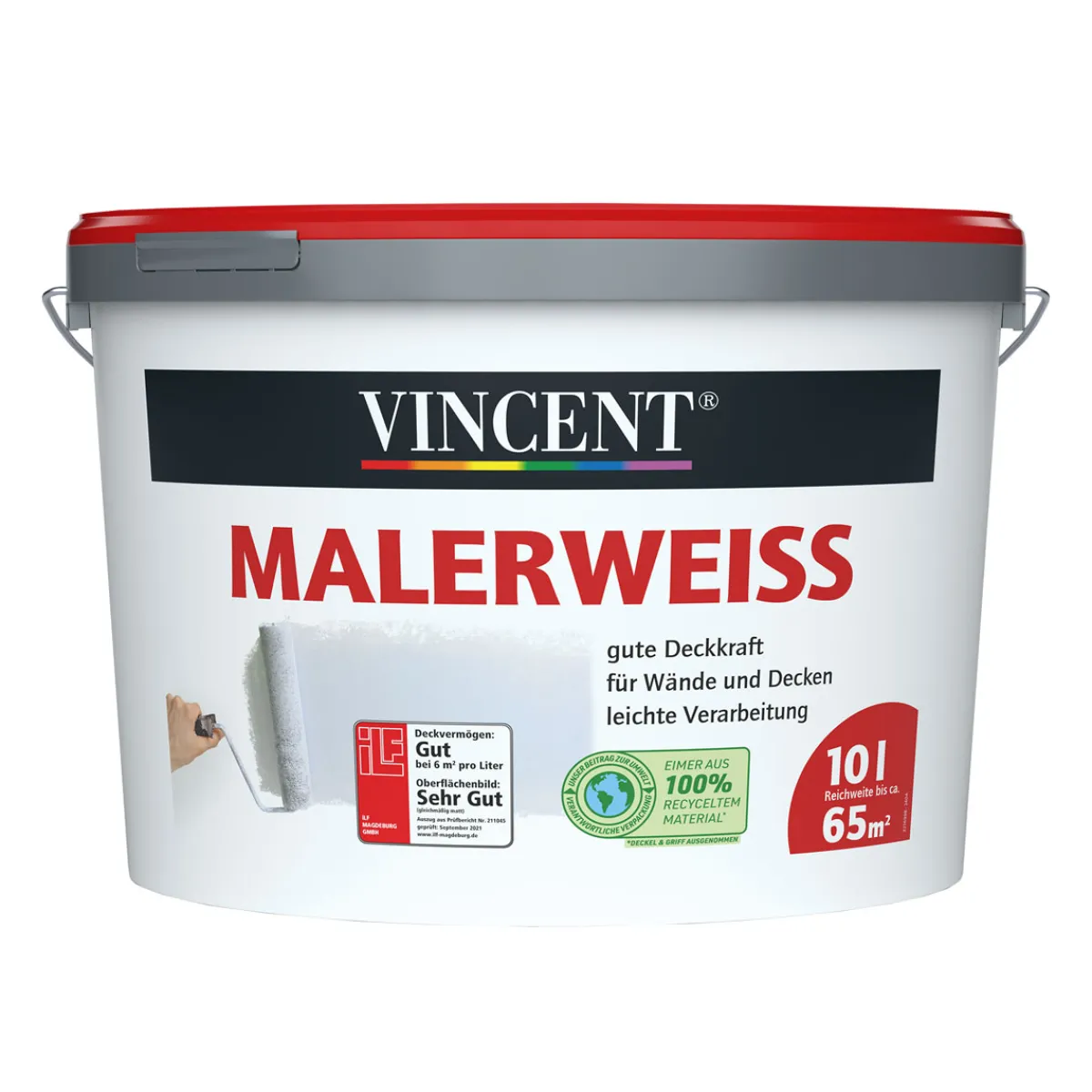 Hot Vincent Malerweiss 10 L
