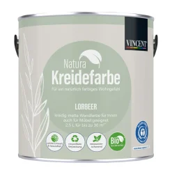 Clearance Vincent Natura Kreidefarbe Lorbeer matt 2,5 L