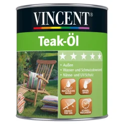 Discount Vincent Teak-Öl Teak 0,75 L