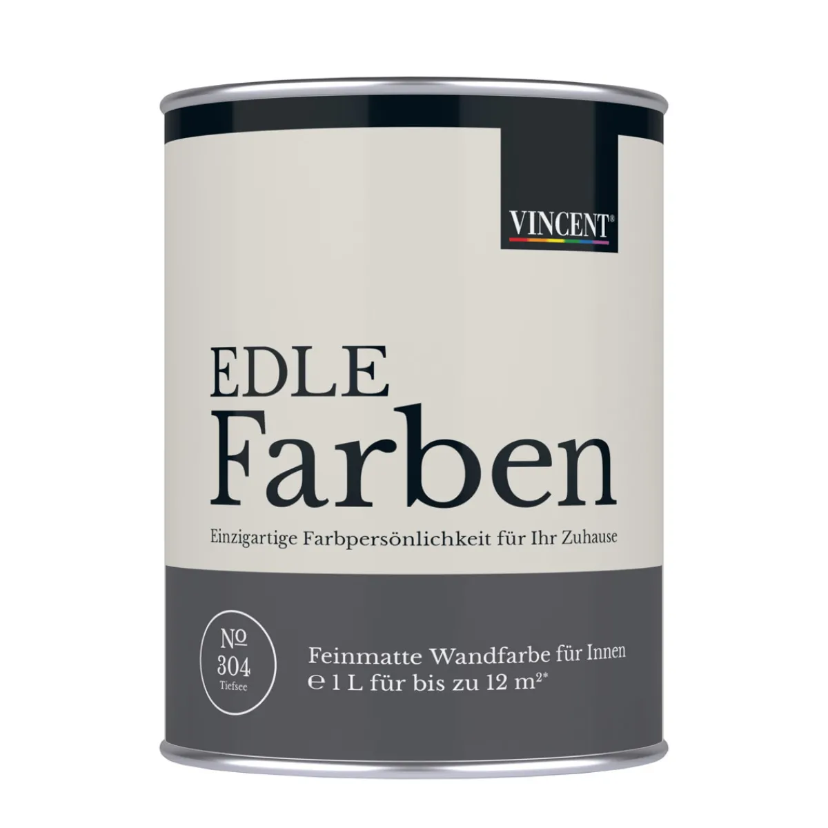 Vincent Wandfarbe EDLE Farben Tiefsee matt 1,0 L