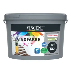 Outlet Vincent Wandfarbe Latexfarbe Mix It seidenglänzend 10 L