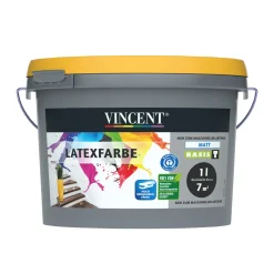New Vincent Wandfarbe Latexfarbe Mix It matt 1,0 L