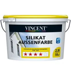 Hot Vincent Wand- und Deckenfarbe Silikat Aussenfarbe MIX IT! l