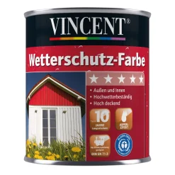 Outlet Vincent Wetterschutzfarbe Lehmbraun L