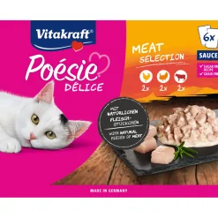 New Vitakraft Poesie DeliSauce Multipack Fleisch 6 x 85g