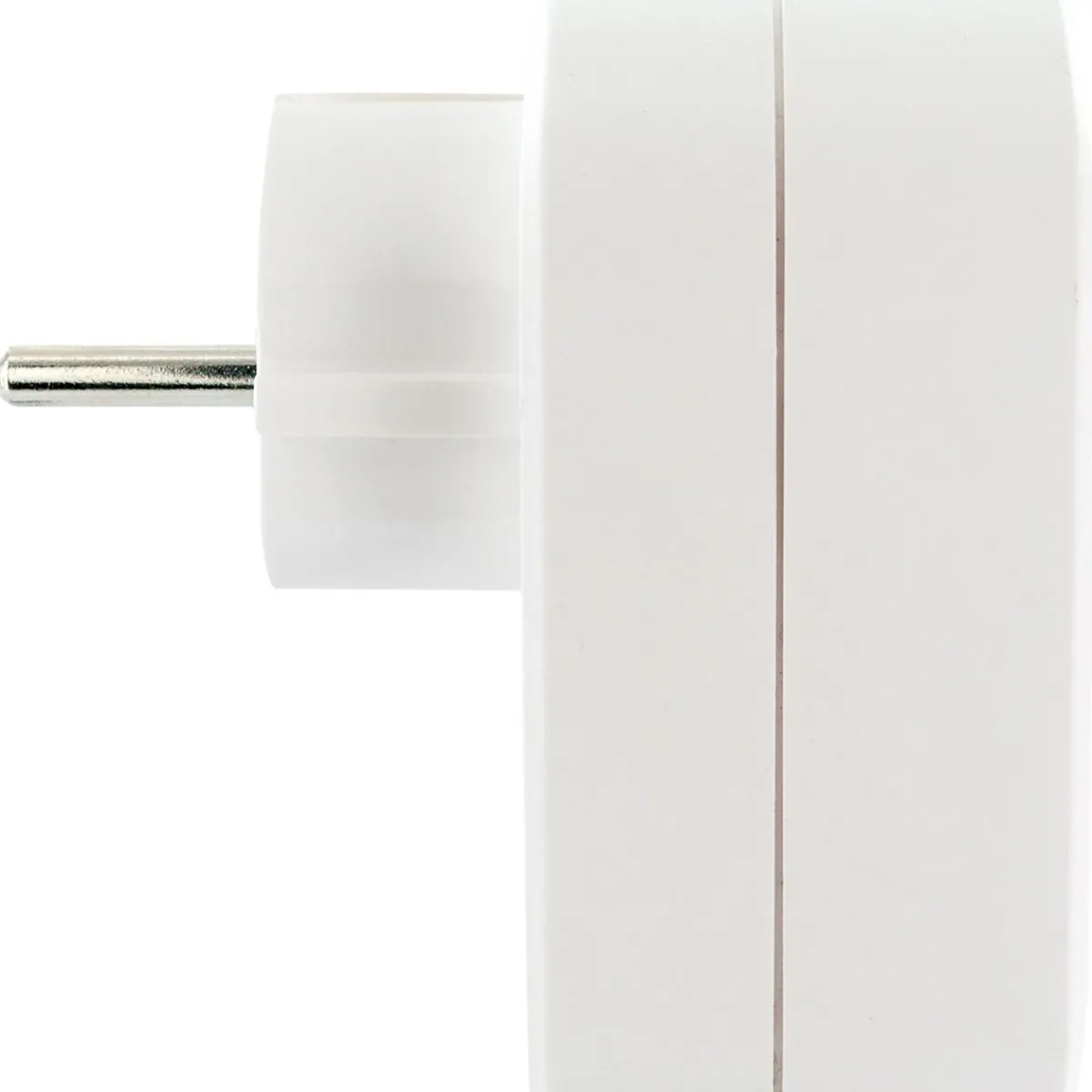 Outlet Schwaiger 230V Ladeadapter m. Steckd. 2xUSB 3.4Aweiss
