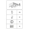 Outlet Gardinia Vorhangschienen-Zubeh.-Set 250 cm