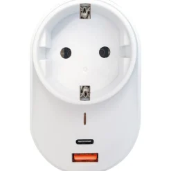 Best Schwaiger 230V Steckdosenadapter USB Typ A+C