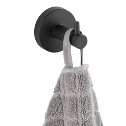 Best Wenko Wandhaken Uno, Bosio Black, E/S, matt