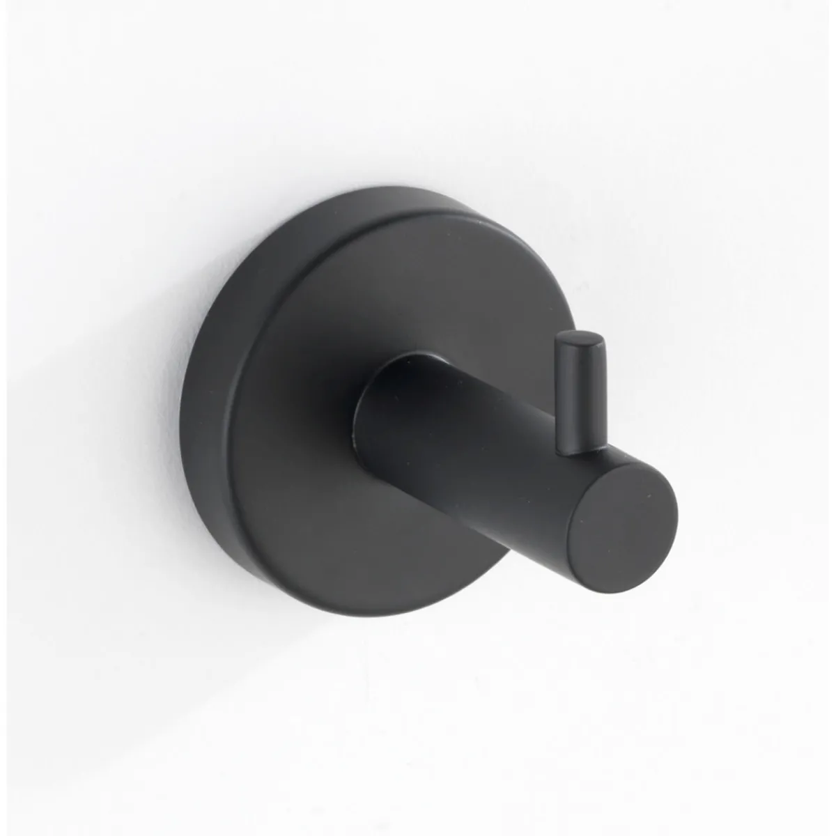 Best Wenko Wandhaken Uno, Bosio Black, E/S, matt