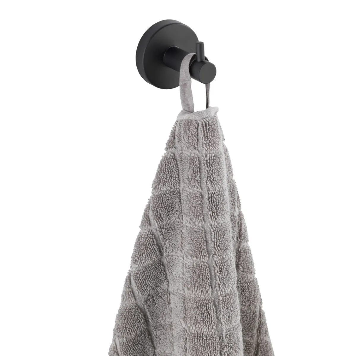 Best Wenko Wandhaken Uno, Bosio Black, E/S, matt