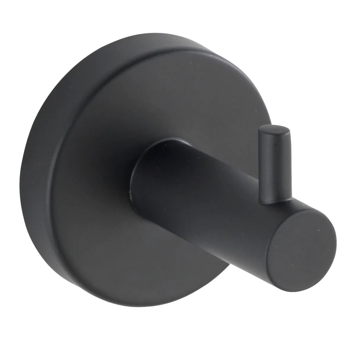 Best Wenko Wandhaken Uno, Bosio Black, E/S, matt