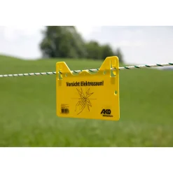 Discount Warnschild beschriftet 26 x 15 cm gelb