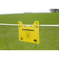 Discount Warnschild beschriftet 26 x 15 cm gelb