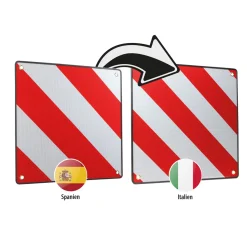Outlet Warntafel 2 in1 fuer Spanien und Italien