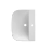 Best sanicomfort Waschtisch Rivo, Breite 60cm,Tiefe 45cm,matt weiss, mit Ueberlauf u. Hahnloch