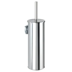 Outlet Wenko WC-Garnitur Basic Edelstahl geschl.Form