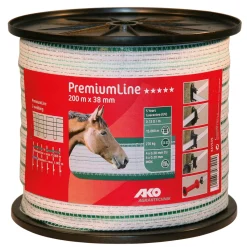Best Weidezaunband PremiumLine cm 00 m weiß-grün