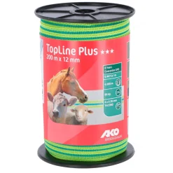 Clearance Weidezaunband TopLine Plus 200 m cm neongelb-blau