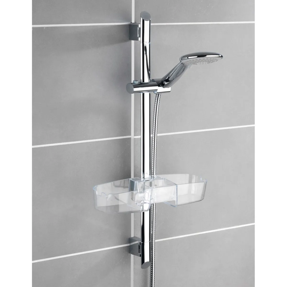 Outlet Wenko Duschstangencaddy Premium mit 3 Fächern
