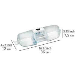 Outlet Wenko Duschstangencaddy Premium mit 3 Fächern