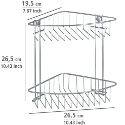 Wenko Eckregal Classic 2 Etagen