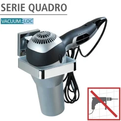 Online Wenko Haartrocknerhalter Quadro Befestigen ohne bohren Vacuum-Loc