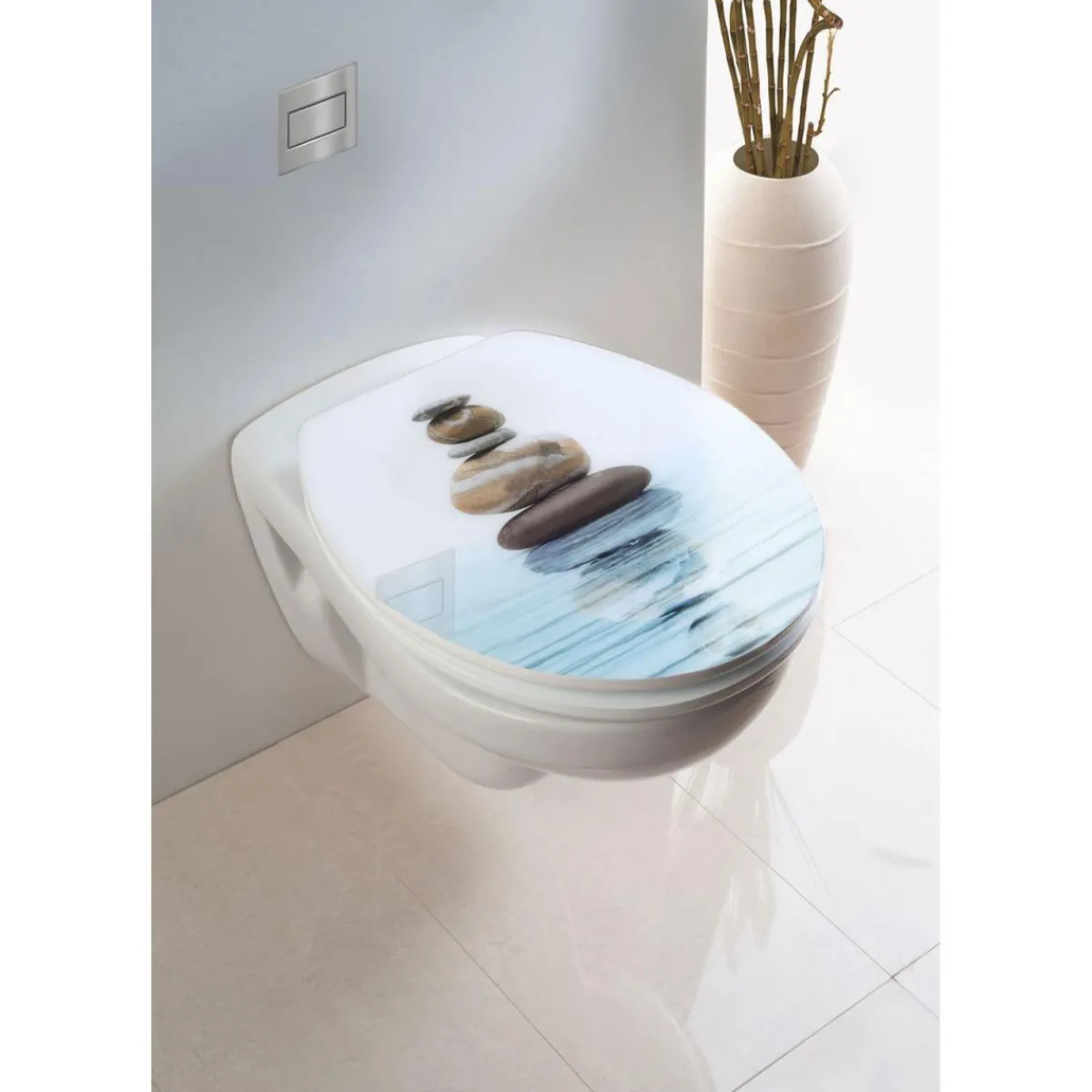 Online Wenko Premium WC-Sitz Meditation antibakteriell mit Absenkautomatik