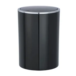 Outlet Wenko Schwingdeckeleimer Inca schwarz 5 L