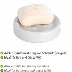 Outlet Wenko Seifenablage Polaris weiß