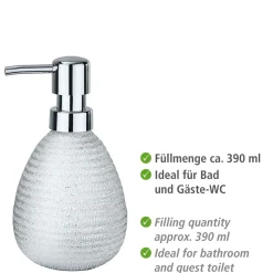 Best Wenko Seifenspender Polaris Juwel silber 390 ml