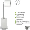 Outlet Wenko Stand Toilettenpapierhalter 2 in 1