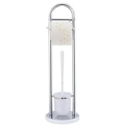 Clearance Wenko Stand WC-Garnitur Siena chrom