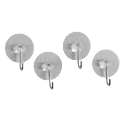 Outlet Wenko Static-Loc Nickelhaken Osimo 4er Set