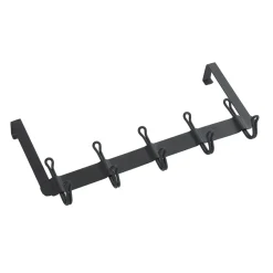 Discount Wenko Türgarderobe Nostalgie 5 Haken schwarz
