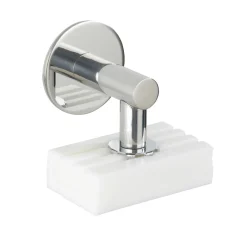 Online Wenko Turbo-Loc Edelstahl Magnetseifenhalter glänzend Seifenhalter mit Magnet und Turbo-Loc Wandbefestigung zum Ankleben