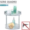 Online Wenko Vacuum-Loc Eckregal Quadro 2 Etagen