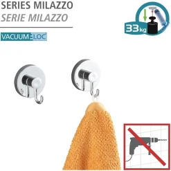 New Wenko Vacuum-Loc Haken 2er Set