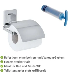 Clearance Wenko Vacuum-Loc Toilettenpapierhalter Cover Quadro
