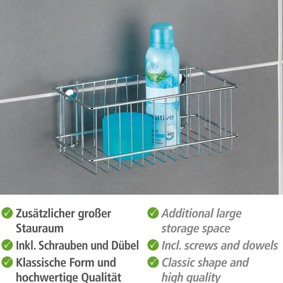 Outlet Wenko Wandablage Classic groß
