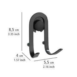 Sale Wenko Wandhaken Classic Plus schwarz 2er Set