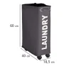 Discount Wenko Wäschesammler Corno grau 43 l