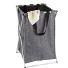 Discount Wenko Wäschesammler Uno grau meliert 52 l