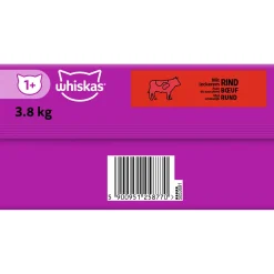 Outlet Whiskas Trockenfutter 1+ Rind 3,8 kg