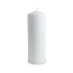 Discount Windlichtkerze XXL Höhe 280 mm Durchmesser 95 mm weiß