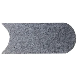 Best Wingart Granit-Mähkante 24 x 10 cm grau-graphit