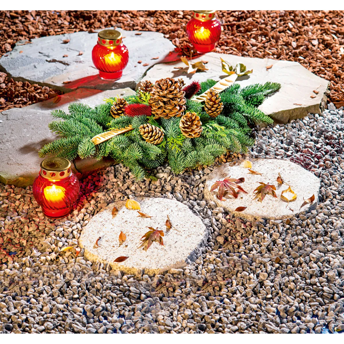 Discount Wingart Granit-Trittstein Durchmesser ca 35 cm