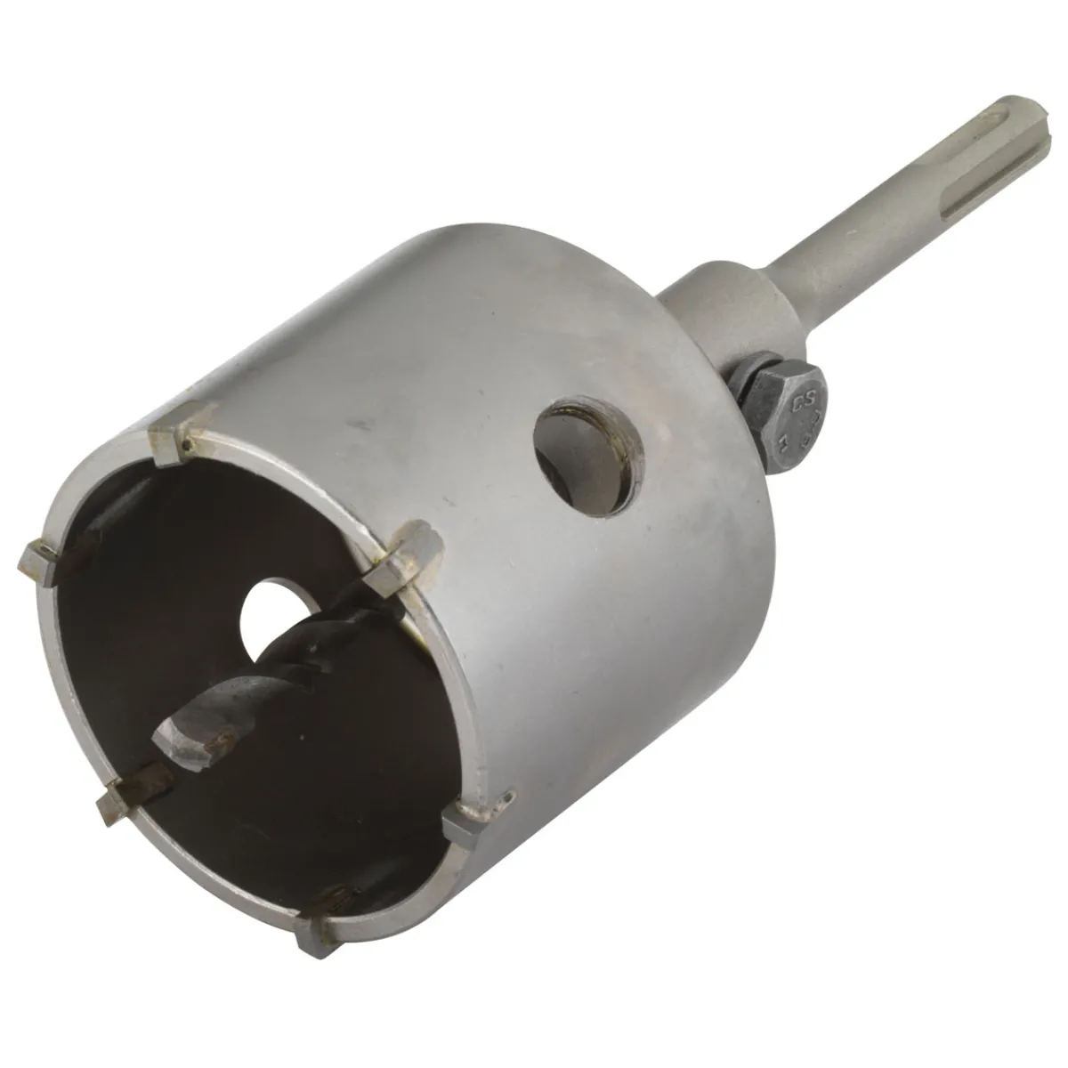 Sale Wolfcraft Bohrkrone hartmetallbestückt mit Spanndorn SDS-plus Durchmesser 68 mm