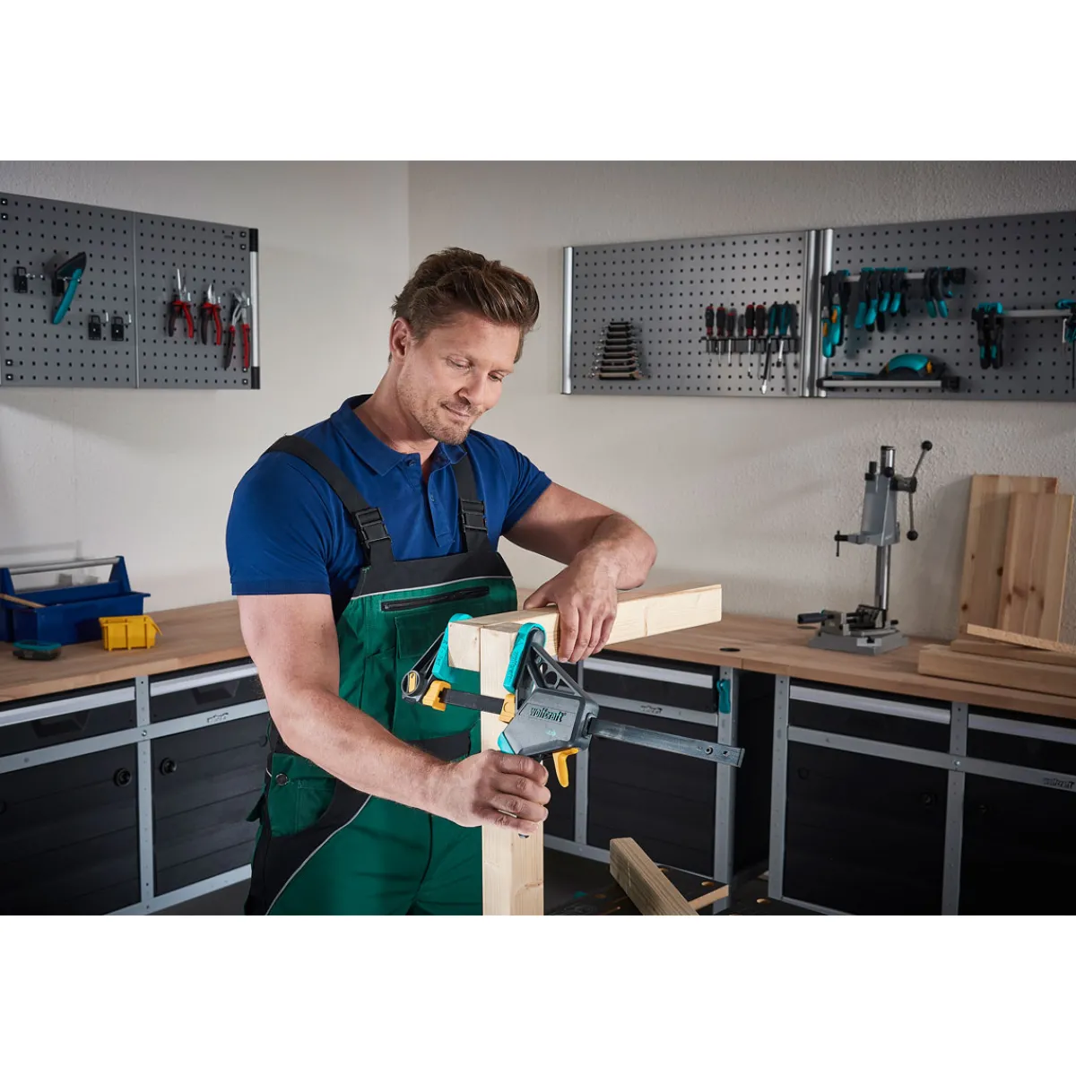 Sale Wolfcraft Einhandzwinge EHZ PRO 100/915 mm